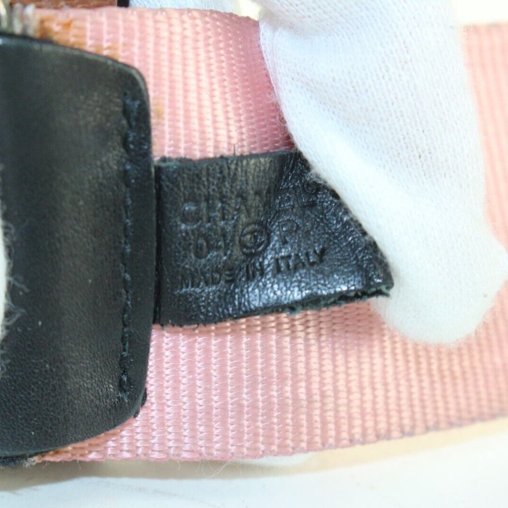 Chanel 04P Size 75/30 Pink Cassette Tape Belt 1CC615K - Picture 11 of 12
